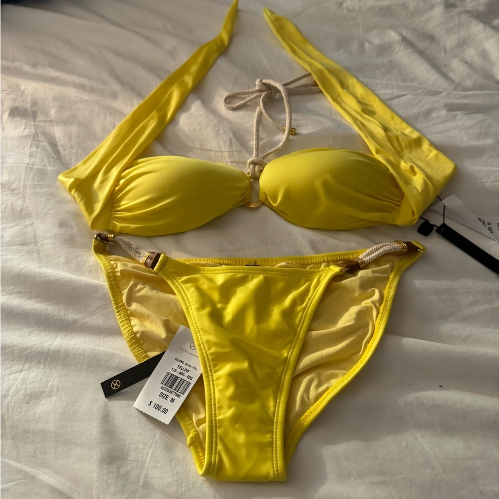 Vix swimsuit new with tags yellow
